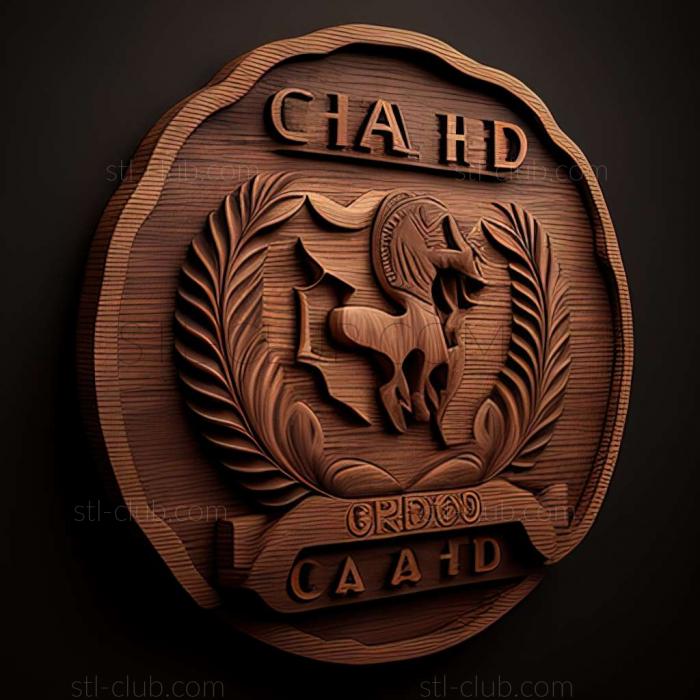 3D model Chad  Republic of Chad (STL)